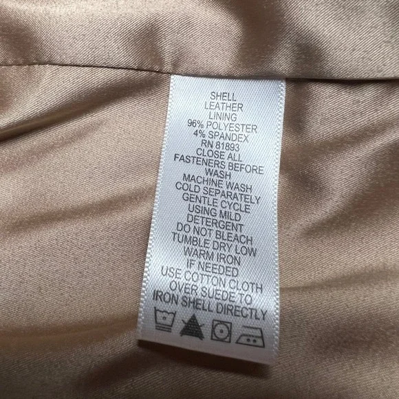 C. Wonder Suede Fringe Jacket Tan Bohemian Festival Boho Leather Blazer - Picture 11 of 12